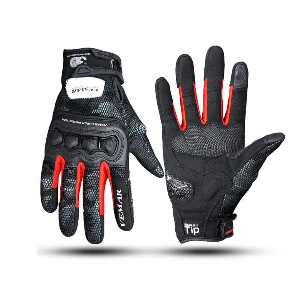 solaay Motorcycle Gloves, Summer, Spring, Mesh, Smartphone Compatible, Summer Gloves,