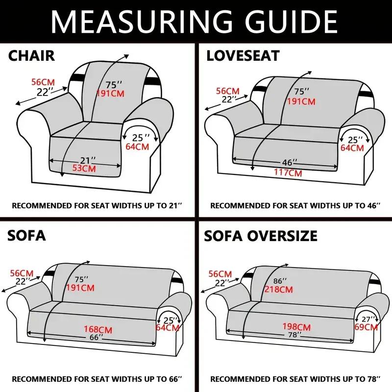 1/2/3/4Sester Waterproof Sofa Cover for Living Room Non-slip Sofas Covers Easy To Clean Sofa Mat True Waterproof Sester for Home