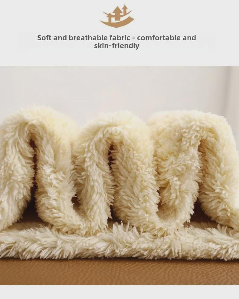 Women's 2024 Autumn/Winter Chenille Wide-Leg High-Waist Velvet-Enhanced Pants