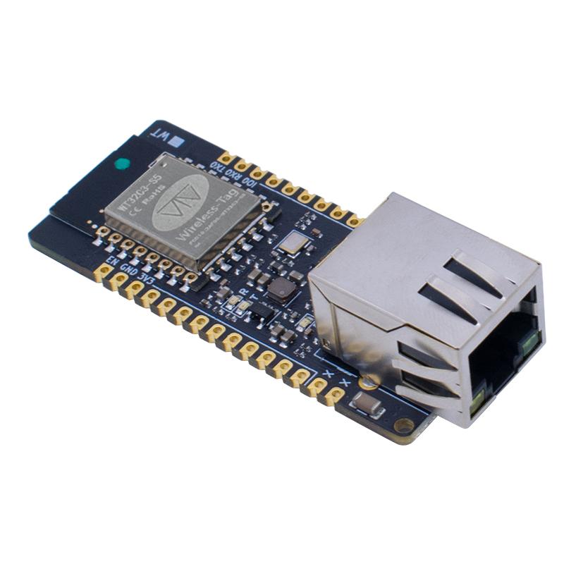 ETH01-EVO Enlightenment Display ESP32-C3 Module WIFI Bluetooth Ethernet 3 In 1 Internet of Things Gateway Updated WT32-ETH01