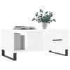VidaXL Table basse blanc 90x50x40 cm bois d'ingénierie 829236