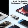 120W USB C OTG Adapter USB To Type C Data Transfer Charging Adapter 10Gbps USB Female To Type C Male Connector for IPhone 16 15