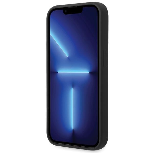 Etui do iPhone 15 Pro BMW Silicone Metal Logo Czarne