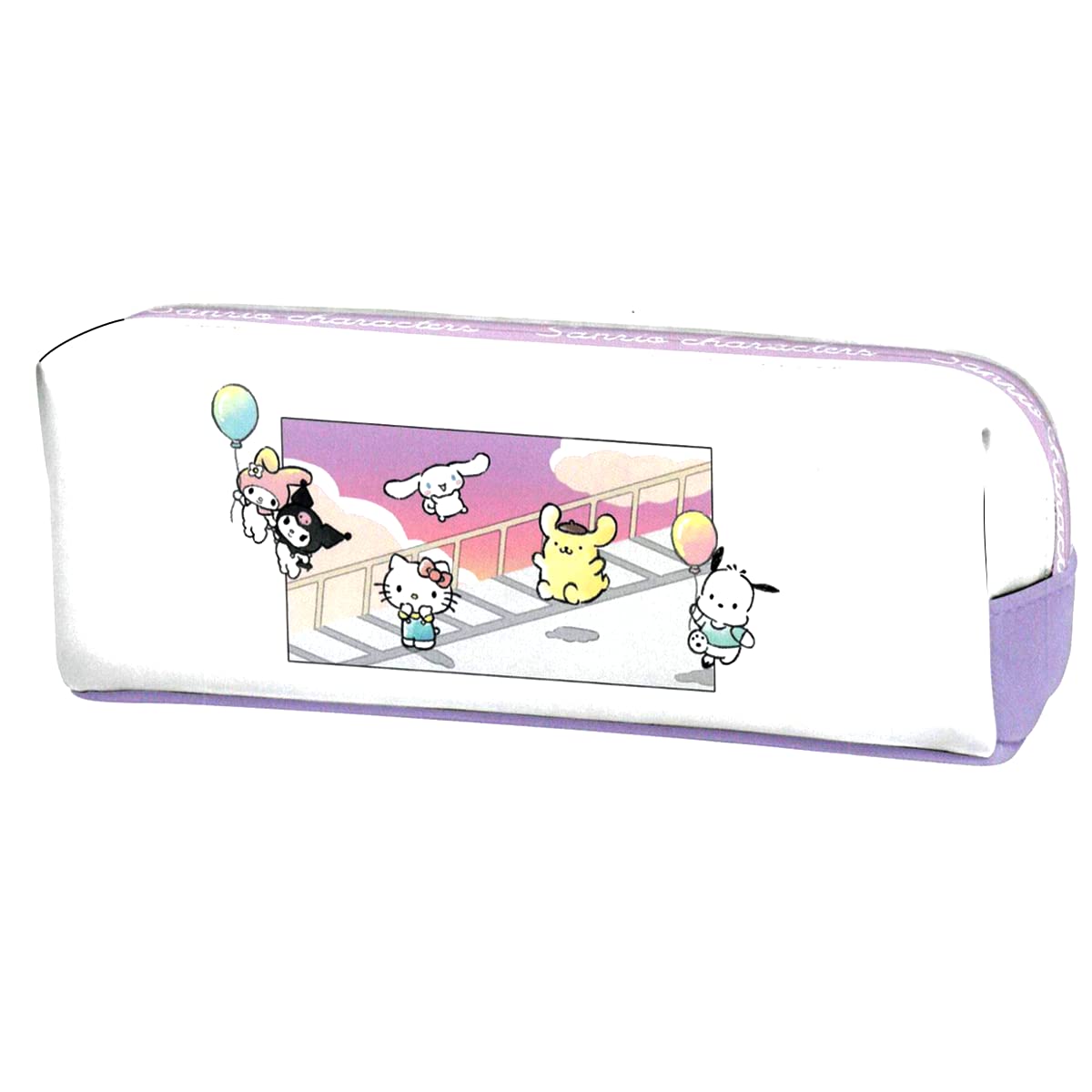 Crux Sanrio Characters Pen Case Hello My Pochacco (107810) - Kitty, Pompompurin, Kuromi, Melody,