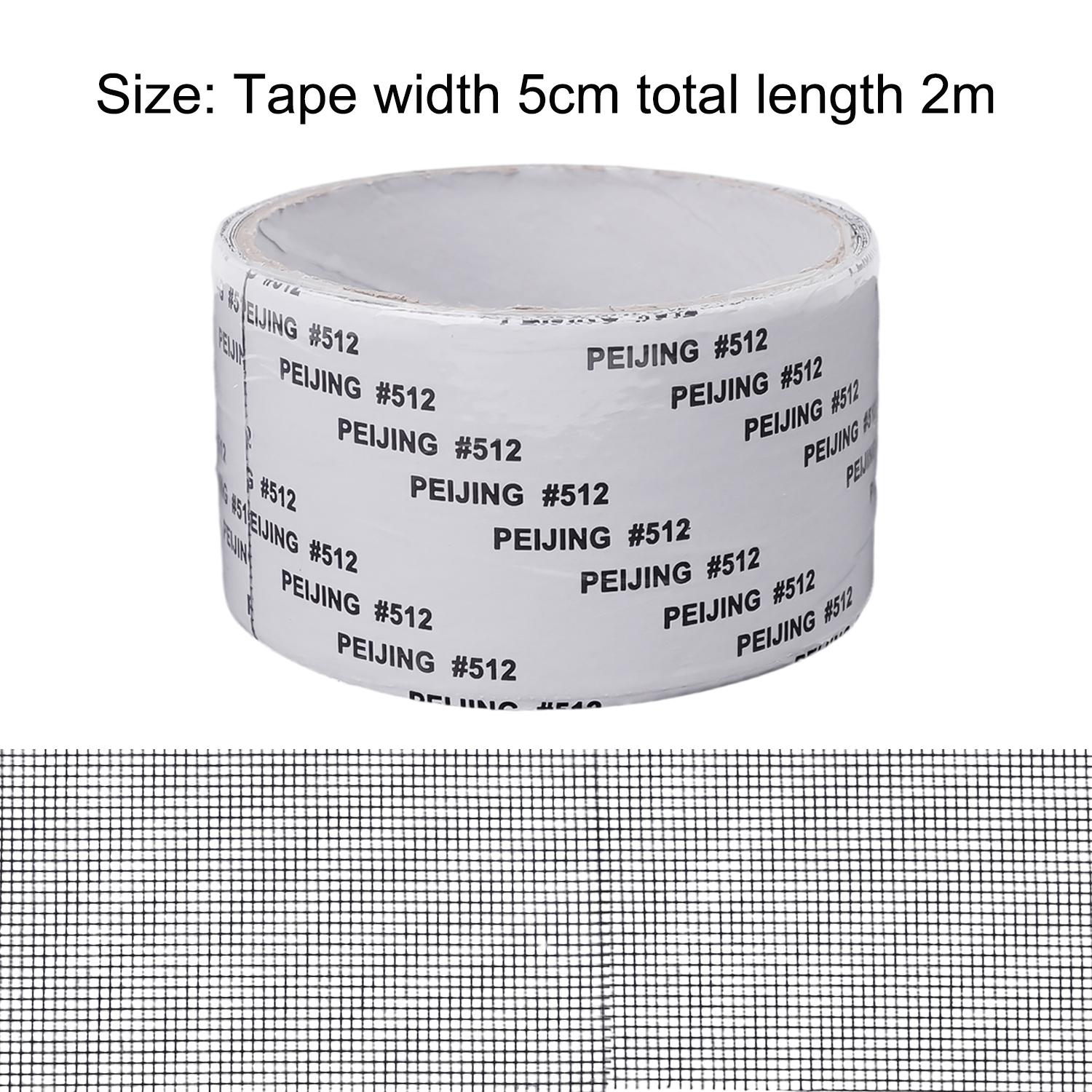 

3 шт. 5*200 см Самоклеящаяся заплатка для ремонта москитной сетки Рулон оконной сетки Водонепроницаемый Вентилируемый Прочный материал Заплатка для ремонта отверстий в палатке 1pcs чёрный