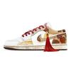 Air Jordan 1 Year Of The Horse Greetings Abrasion Resistant Low Top Vintage Basketball Shoes Men's Brown White IQ5321-121(Team529-)
