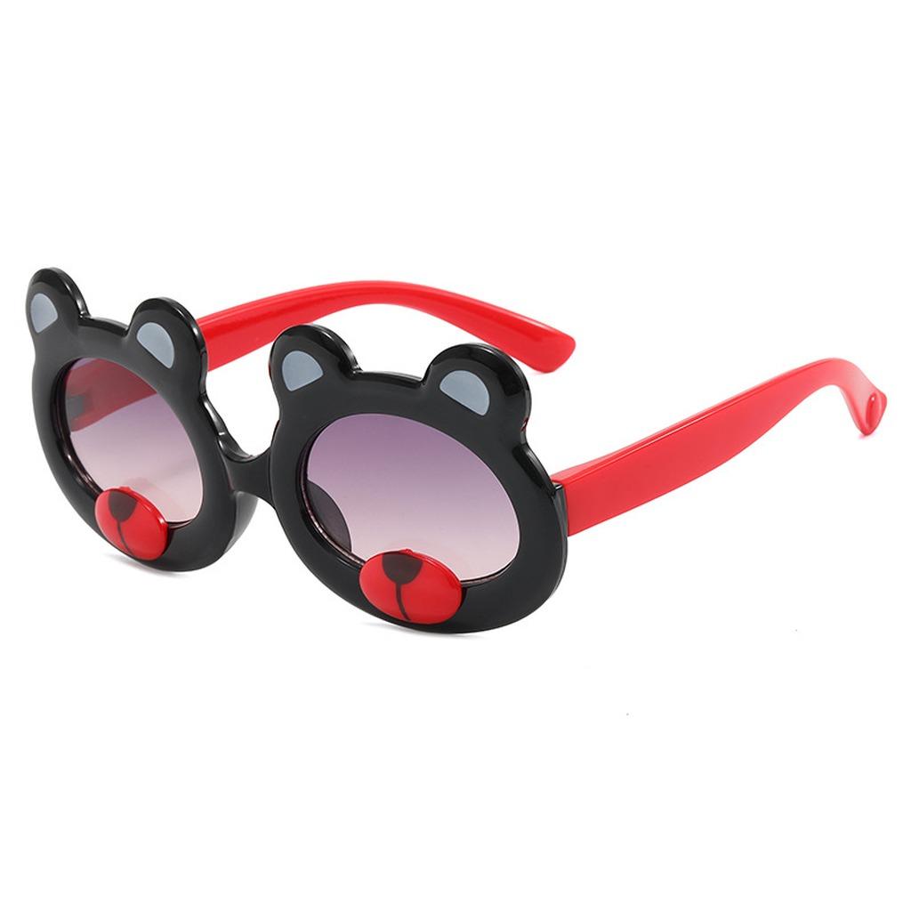 Cute Bear Kids Sunglasses Cartoon Animal Child Sun Glasses Outdoor Beach Eyewear Boys Girls Shades Baby Eye Protection Shades