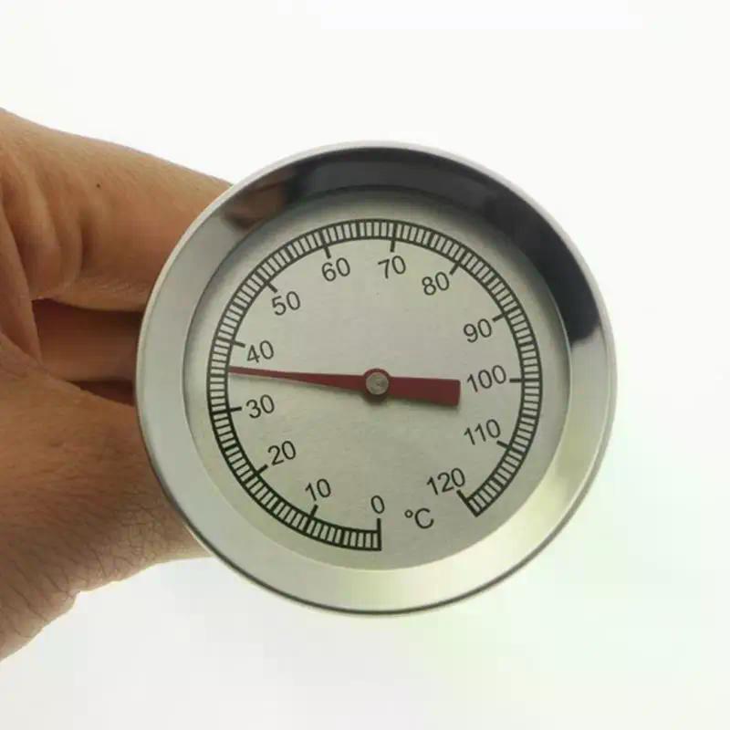 Termometri da Forno da Cucina Grande Quadrante Facile da Leggere Termometro per Carne Stelo Lungo Acciaio Inossidabile Grill Frittura Chef Affumicatore Termometro