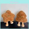 Cartoon Star Shape Plush Toy With Embroidered Details For Bed And Sofa Decor