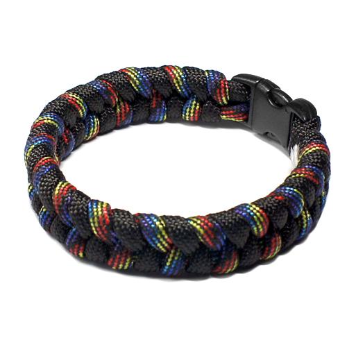 Mark-4 Paracord (Black Rainbow)