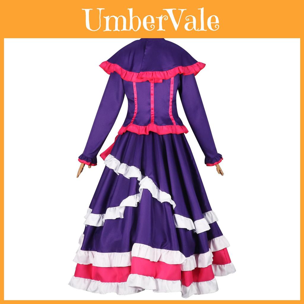 Shatia Overlord Cosplay Long Dress Retro Japanese Anime Costume For Cosplay Shows
