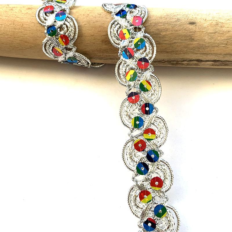 4m/13.12ft Each Pack Lace Sewing Trims 2.5cm Wide Ribbons Curtain Accessory Handmade DIY Craft Flower Bra Dress Gowns Decoration