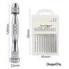 Wenge Wood Hand-Twisted Mini Drill for Precision Carving and Punching