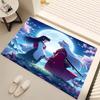 1pc Inuyasha & Kagome Print Area Rug - Soft, Washable Non-Slip Indoor Mat, Living Room, Home Office Decorative Rug,Office Decorative