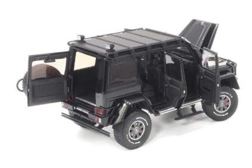 Almost Real Brabus 550 Adventure G 500 2017 Obsidian Black Scale Complete Diecast Car 860303 Mercedes-Benz 4x4² - - 1/18