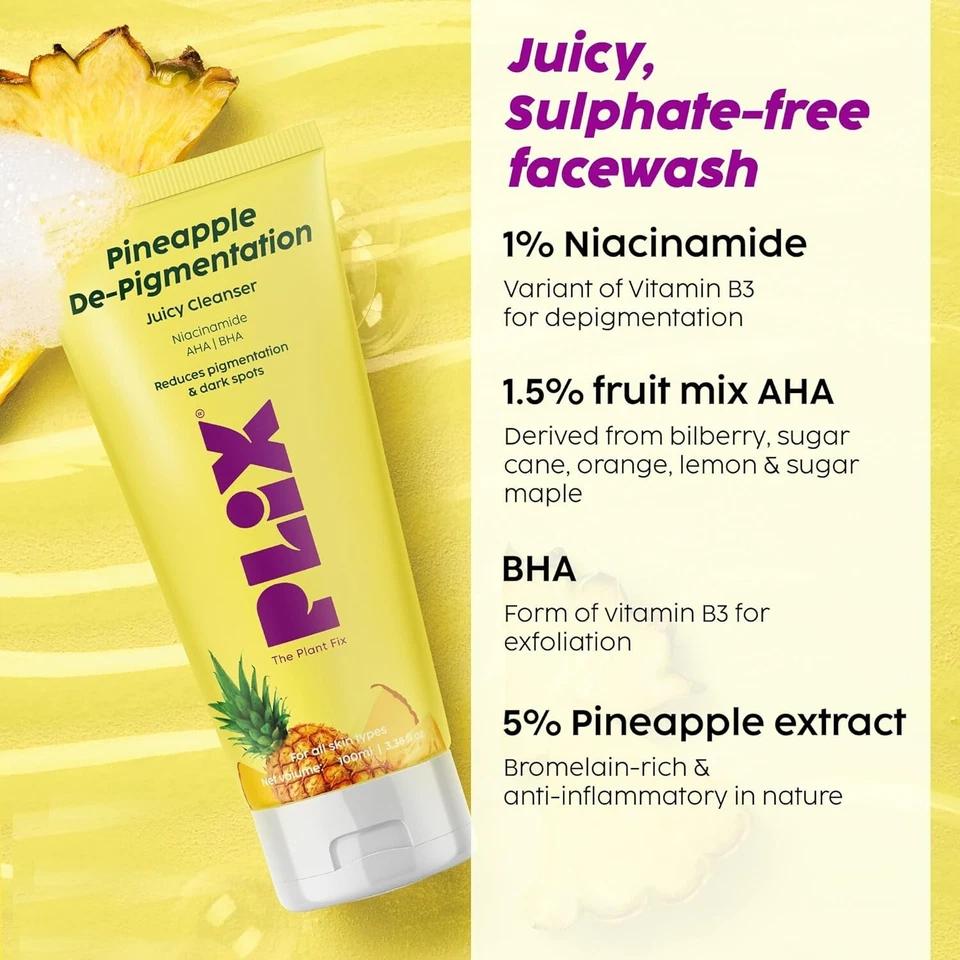 PLIX - THE PLANT FIX Pineapple Depigmentation Regime Kit for Bright & Even Skin
