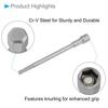 CoCud Magnetic Nut Setter Driver with 10mm Socket, 1/4" Hex Shank, and CR-V Steel Long Hex Shank Wrench Tool - (Application: Automotive Parts Repair)