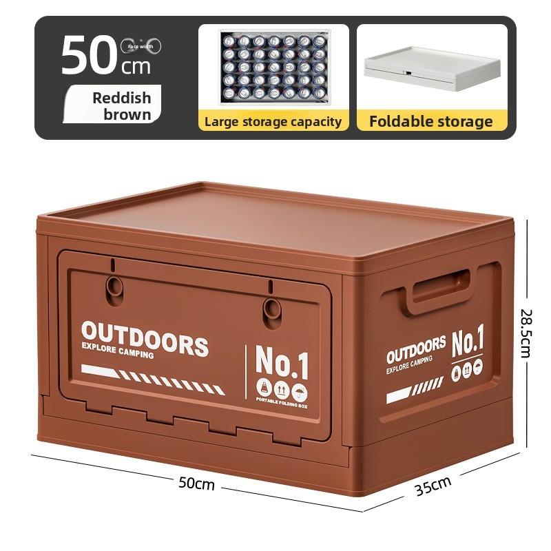 Outdoor Camping Aufbewahrungsbox mit faltbarem Design für Auto-Organizer und Campingausrüstung