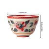 Chinese Rice Bowl 5 Inch Aesthetic Stackable Microwave Safe Reusable Rice Holder Dinner Bowls For Soup Cereal Food Lunch Dinner