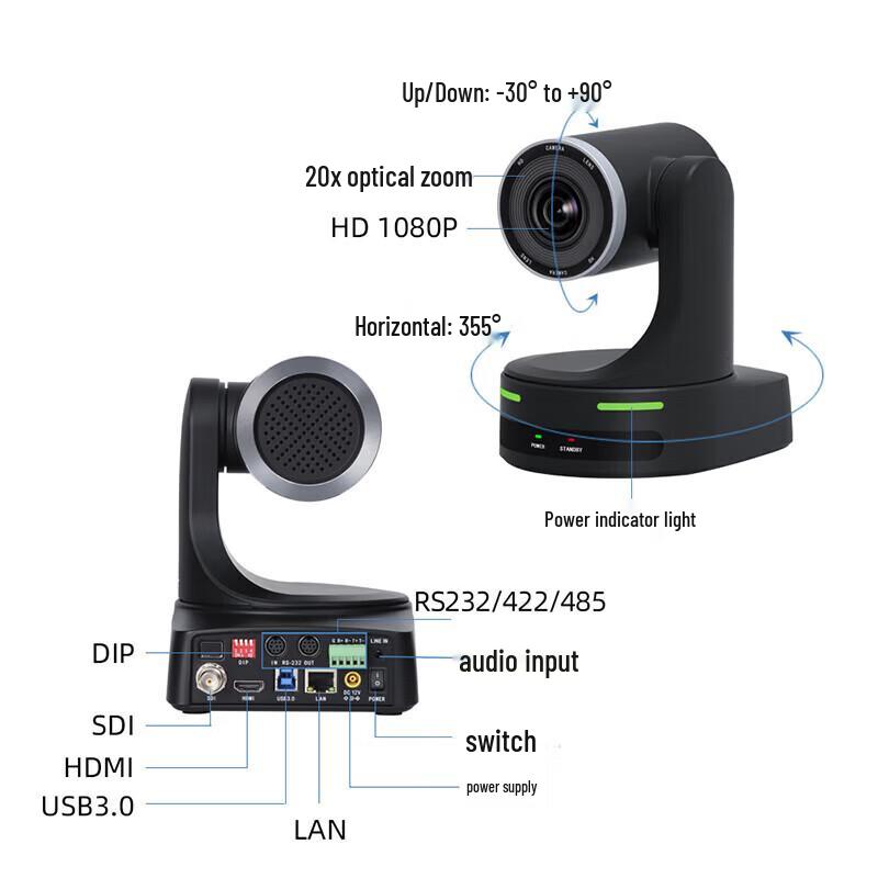 HD Conference Camera with 30x Optical Zoom (CN version)