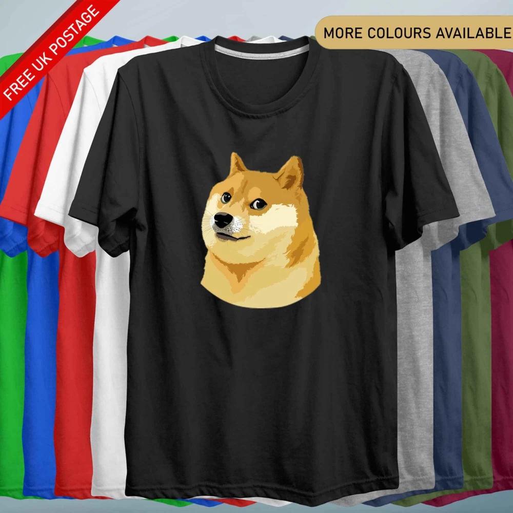 Crypto TShirt Doge Coin Dog Shirt Trader Shiba Inu Elon Musk Twitter Shirt Space S