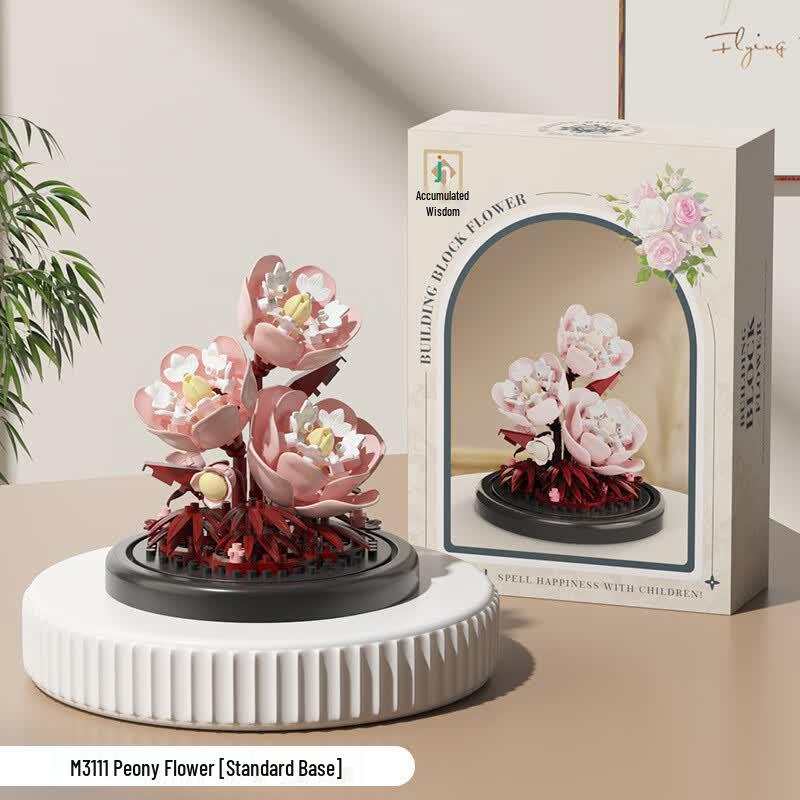 Bobiloni Compatible Flower Building Blocks Set
