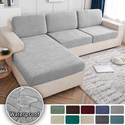 Husă de canapea Jacquard rezistentă la apă pentru sufragerie Husă de canapea extensibilă în formă de L Husă de canapea reglabilă Decor de interior detașabil