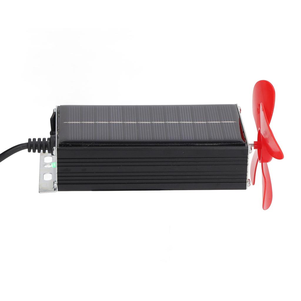 Electric Vehicle Range Booster Battery Car Solar Wind Power Extender Generator with Fans 12‑125V