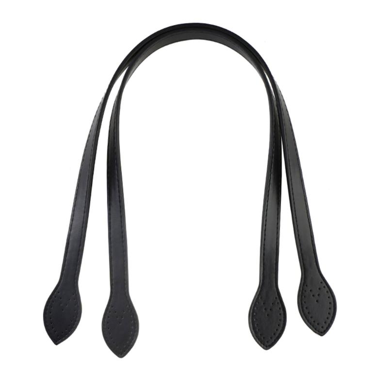 2pcs Artificial Leather Shoulder Bag Strap Handle Replacement Accesories for DIY Craft Handbag and Underm Puse Making