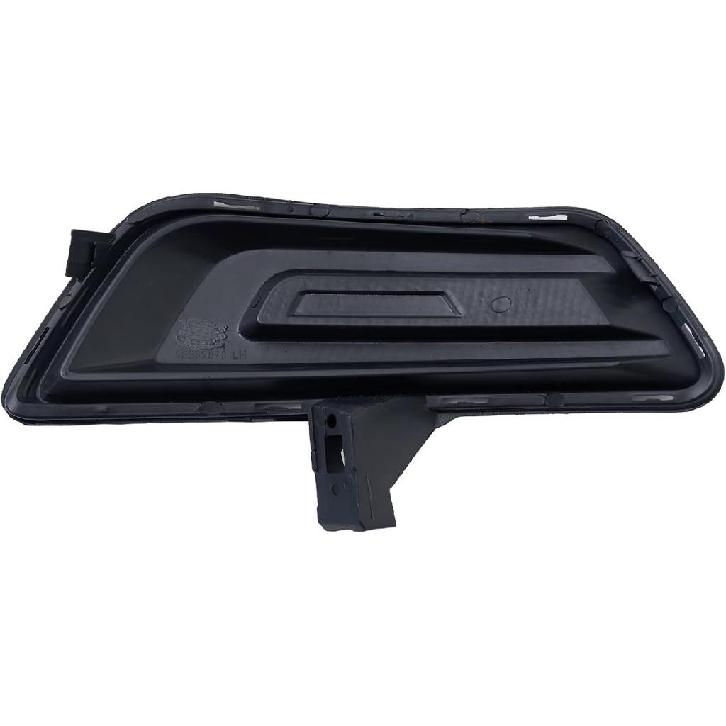 MP&PV Auto Parts Front Bumper Fog Light Cover Set Left and Right, Fog Lamp Bezel Black Cover Trim Compatible with Chevrolet Chevy Cruze 2015