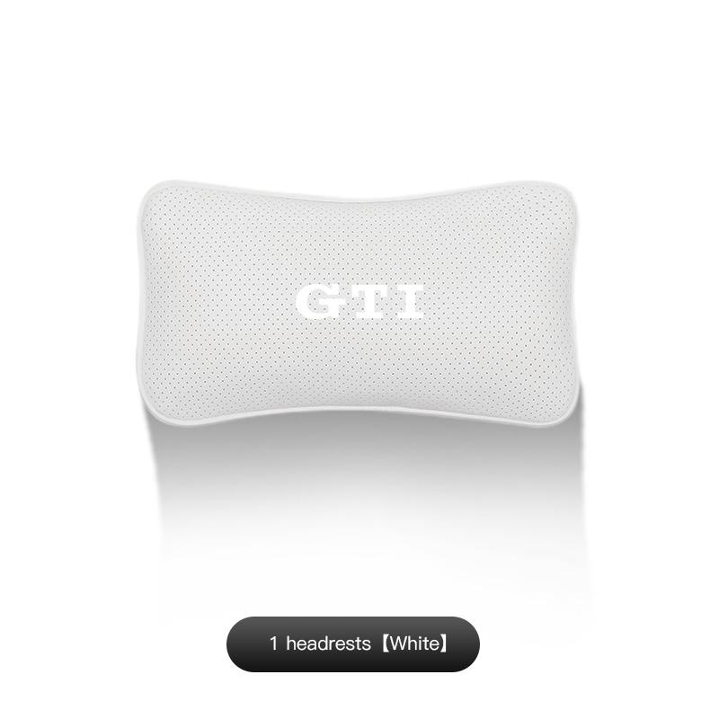 Hijk1 Car Neck Pillow Seat Headrest Automatic Memory Cotton Protective Pad For VW Golf T‑Roc Tiguan Polo Passat T‑Cross Taigo ID.4