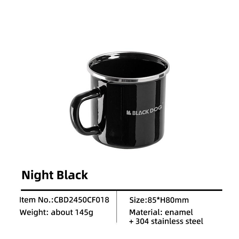 

Эмалированные столовые приборы Blackdog, тарелки, миски, чашки, красивая атмосфера, легко чистить, пикник на открытом воздухе, барбекю, портативный набор для пикника