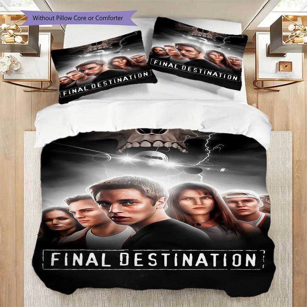 Horror Movie Poster Jason Voorhees Bedding 1 Duvet Cover 2 Pillowcase Without Core Soft And Comfortable Bedding Set