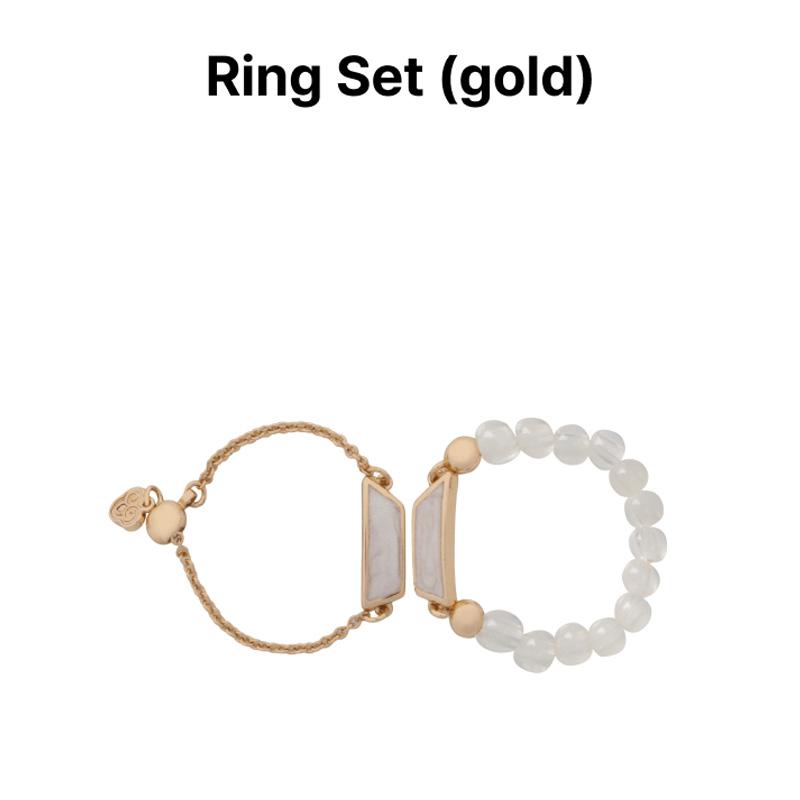 [2024 DALMAJUNG BTS X MU:DS] Ring Set (gold) **