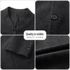 Firstview Men's Casual Chinese Stand Collar Suit Jacket