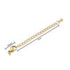 Stainless Steel Extended Chain Water Drop Tail Chain Love Tail Chain Vacuum Furnace Electroplating Necklace Bracelet Diy Jewelry