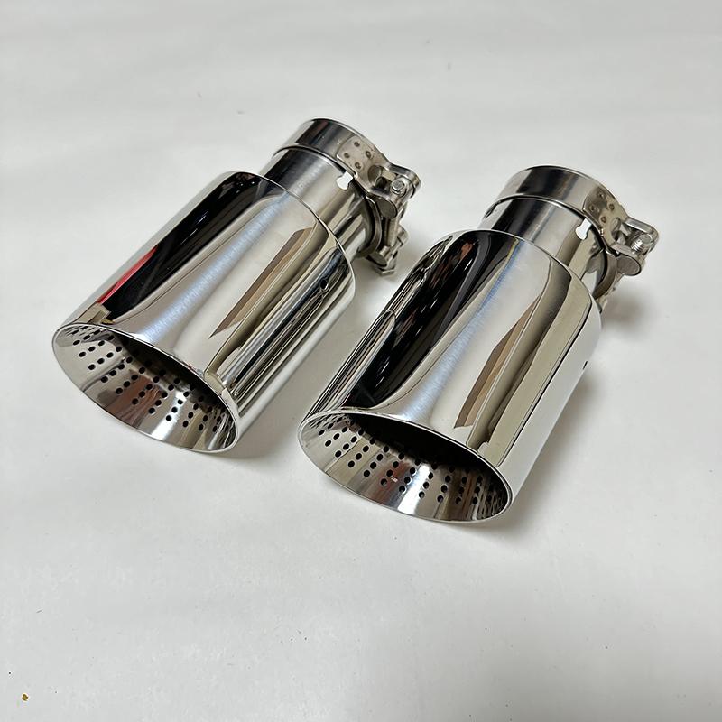 CARS Attachment Exhaust Pipe Stainless Steel 304 Tail Throat Horn Outlet Hole Large Diameter 89mm 101mm 114mm Size 1pcs