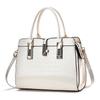 [Cross-border] New 2026 Autumn/Winter Women's Fashion Shiny Leather Crocodile Pattern Shoulder Bag with Large Capacity