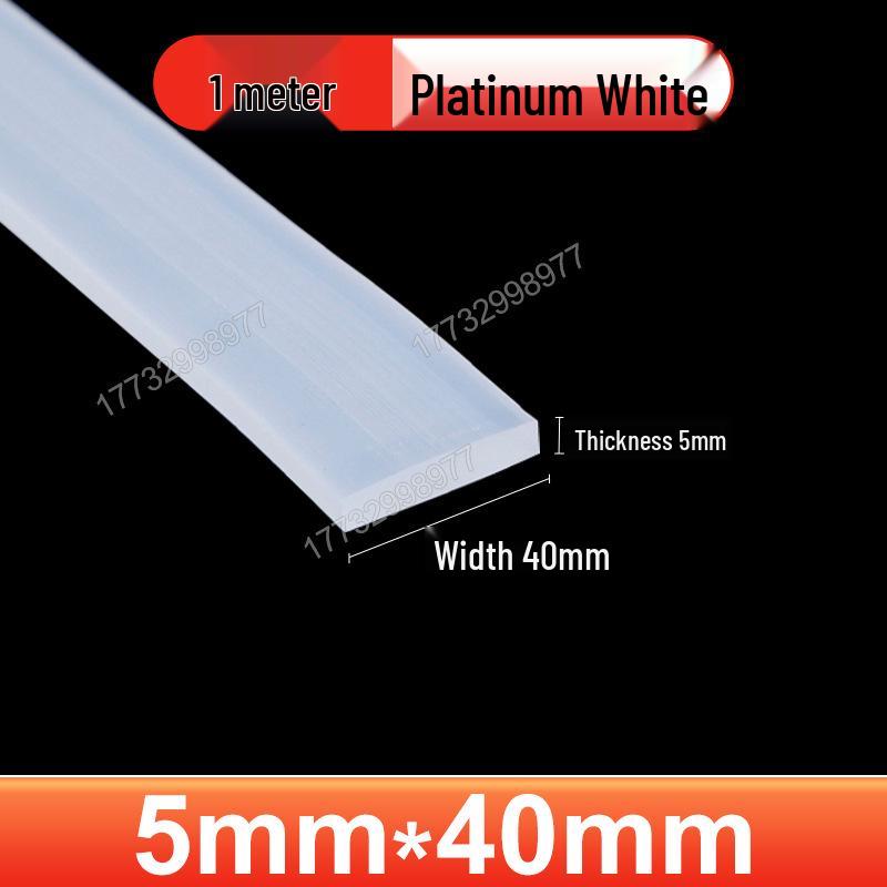 High-Temperature Resistant Transparent Silicone Rubber Sealing Strip