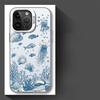 Colorful Silver Marine Organisms Phone Cover Case for iPhone 17 Pro Max 13 11 Air 14 Plus 16 15 12 Pro