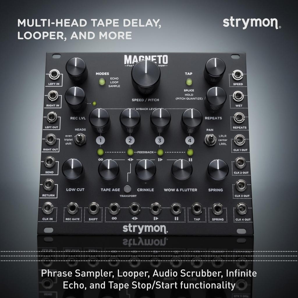 Strymon MAGNETO for Eurorack 4 Heads dTape Echo Looper & []