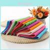 Fiber Double Layer Dish Towel With Oil Resistant Absorbent Non Shedding For Kitchen Cleaning