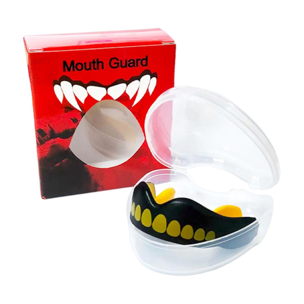 Professional EVA Boxing Mouthguard with Case Fighting Mouth Guard Gum Shield for Boxing Rugby and All Contact Sports