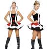 Die Rote Königin Cosplay Kostüm Sexy Rote Königin der Herzen Halloween Party Kostüm