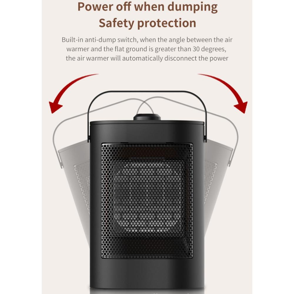 Mini încălzitor mic Încălzitor de uz casnic vertical Încălzitor termic de trei secunde Ceramică PTC