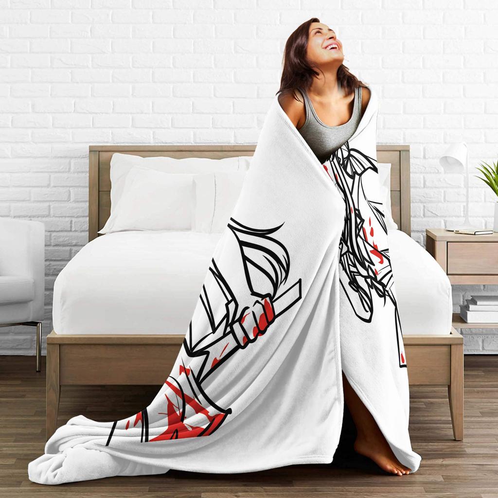 Warm BlanketsGirls Boys Camping Mirai Nikki Gasai Yuno Bedding Throws  Flannel Bedspread For Couch Bed Fashion Sofa Bed Cover