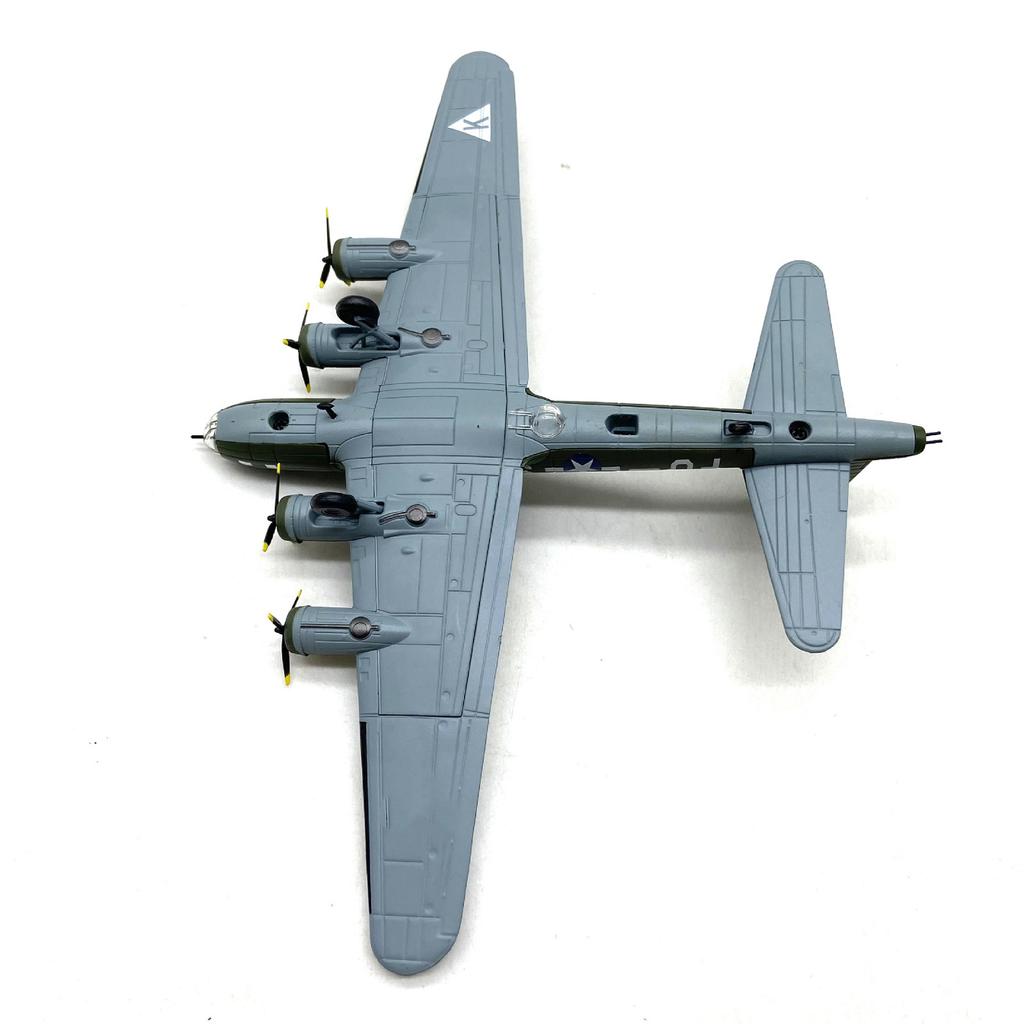 Maßstab 1/144 Metalllegierung B-17 Bomber Die-Cast WWII Klassiker B17 Flugzeugmodell Heimdekoration Sammlerstücke Geburtstagsgeschenk
