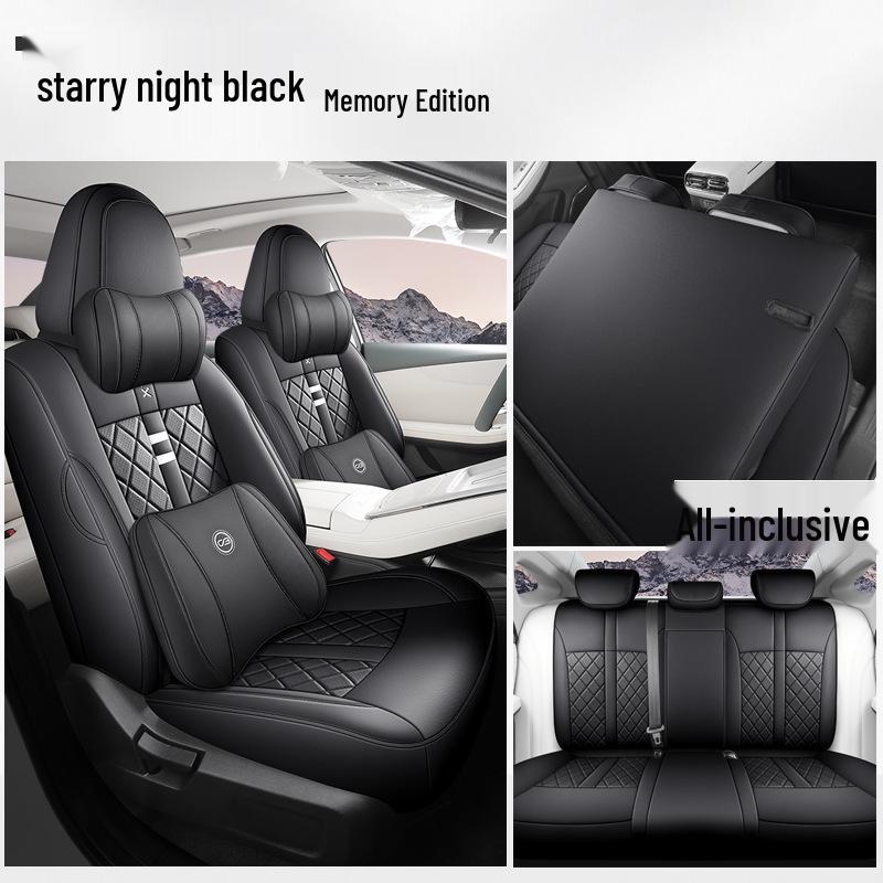 Universal Full Leather Car Seat Cushion for Aion SMAX - All-Season Comfort