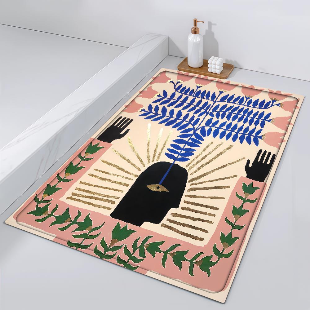 Door Animal Mat Bedside J-Joao Entrance Bath Floor Decoration Corridor Door Mat Carpet Incerti Art Living Room Balcony