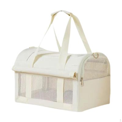 Taška-prepravka pre psa na cestovanie a nákupy s priedušnými vlastnosťami